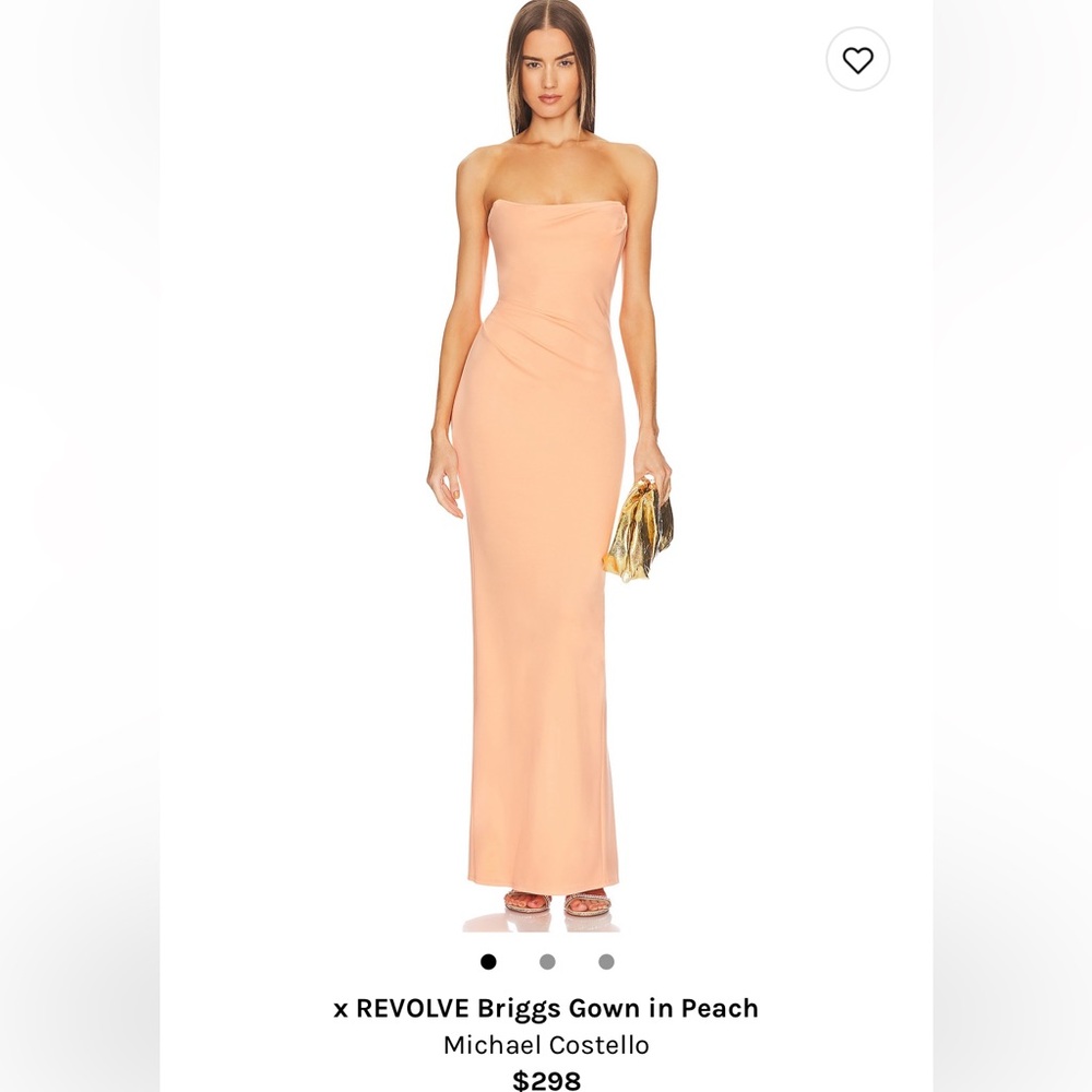 REVOLVE Briggs Gown in Peach XS
Michael Costello